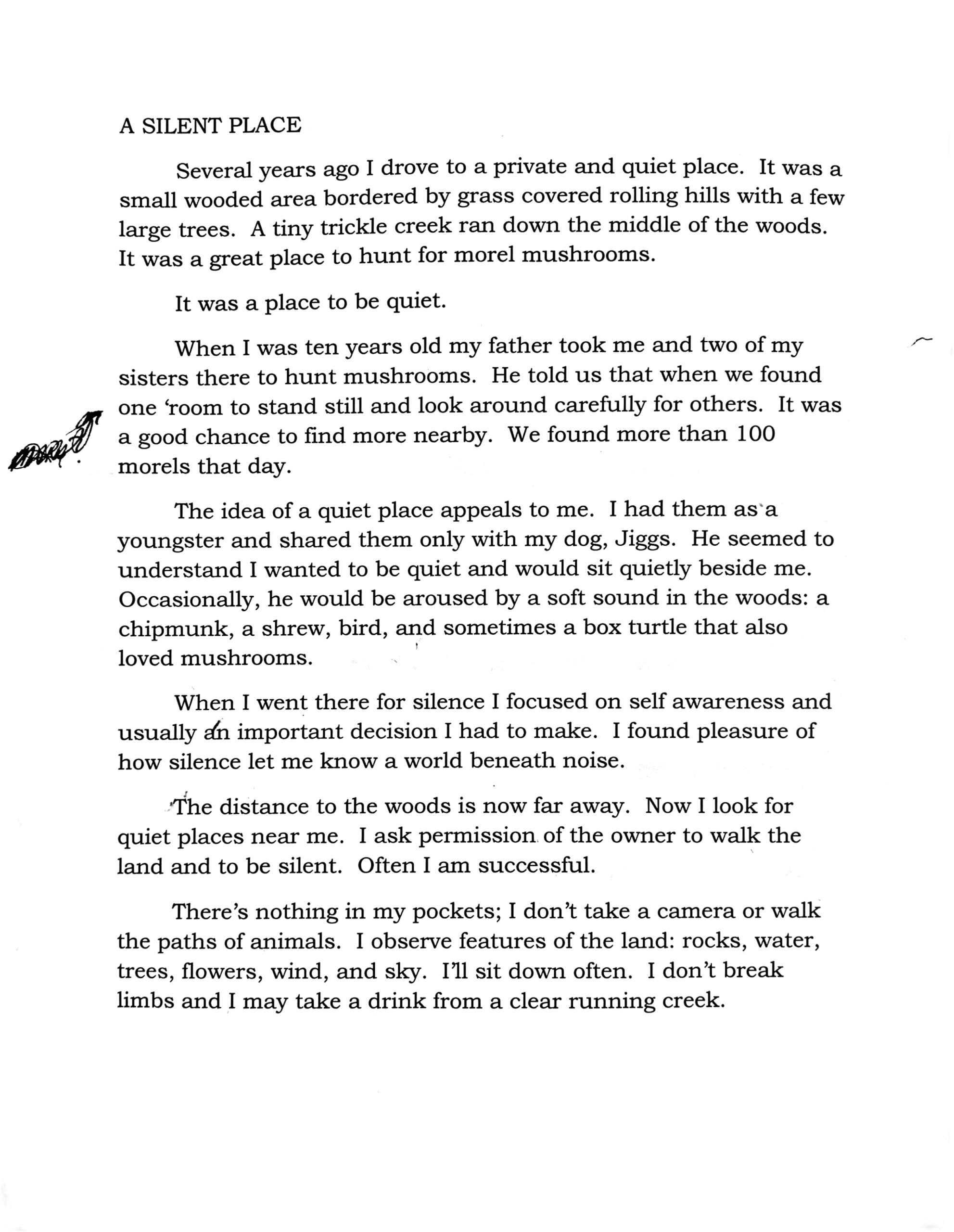 Original page 1 — A Silent Place