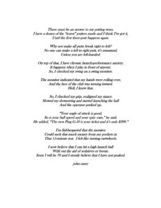 Golf sonnet-2