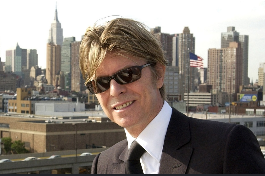 David Bowie on a SoHo rooftop, NYC