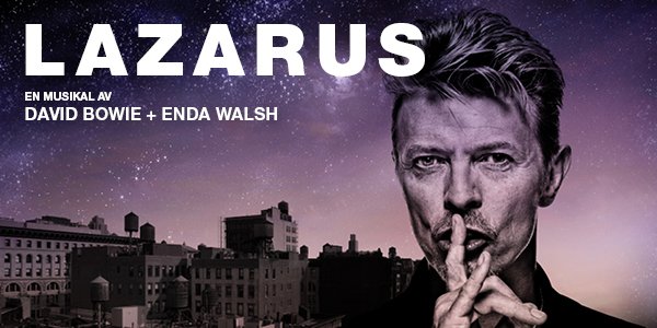 Lazarus, David Bowie's musical, promotional image