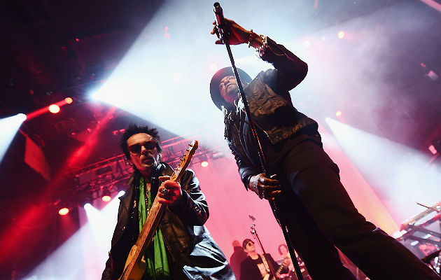 Performers on stage at the Bowie tribute in New York